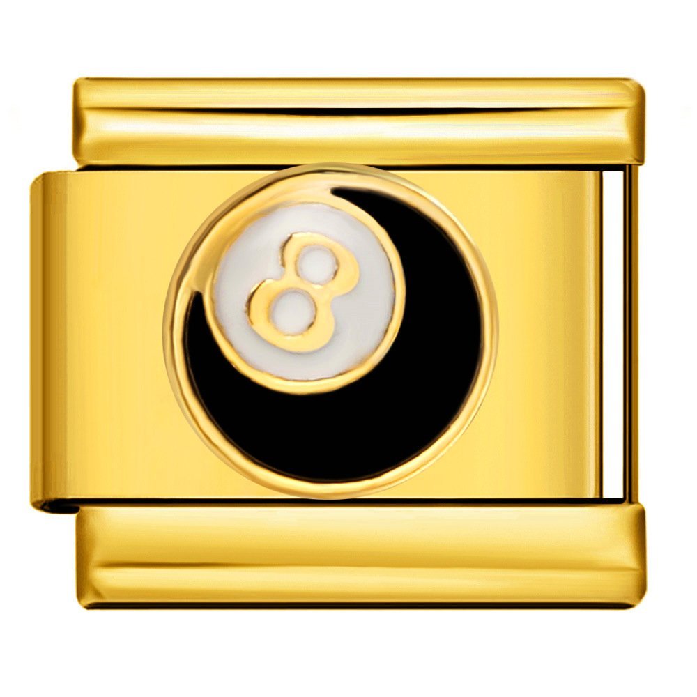 8 ball charm