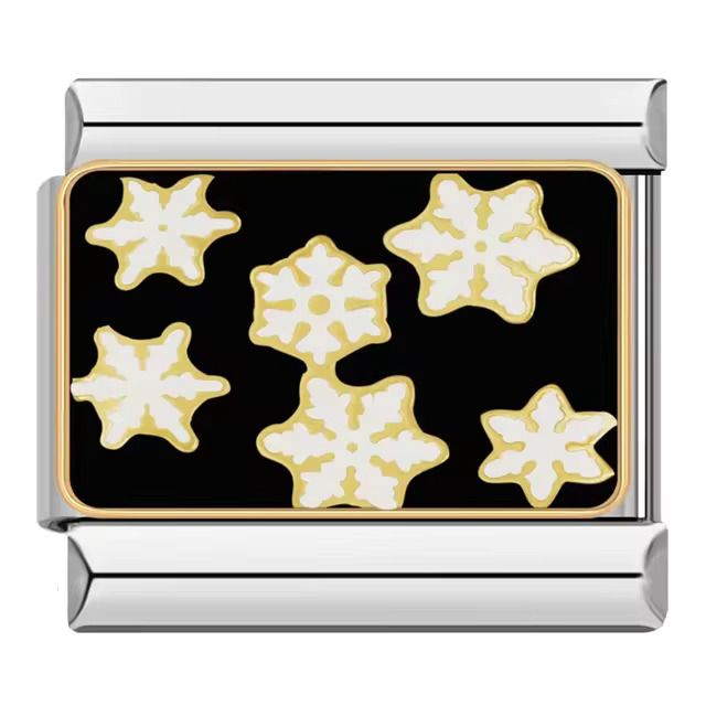 gold snow charm