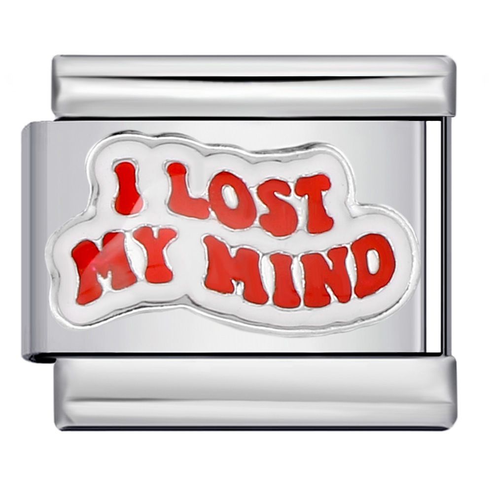 i lost my mind charm