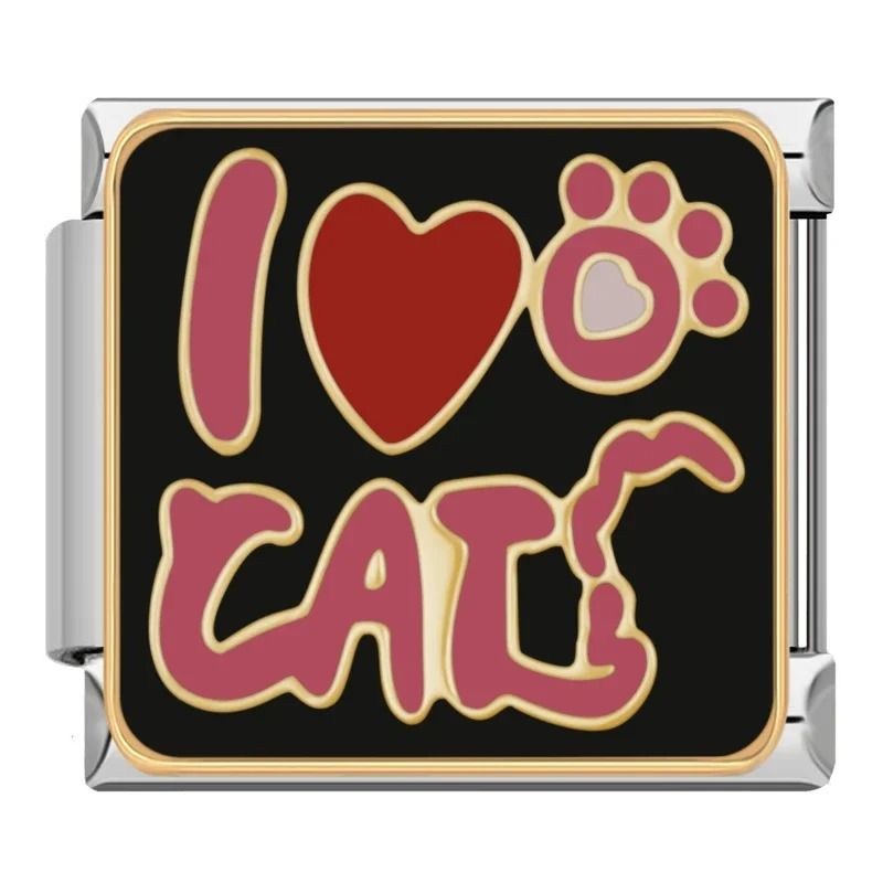 i love cat charm