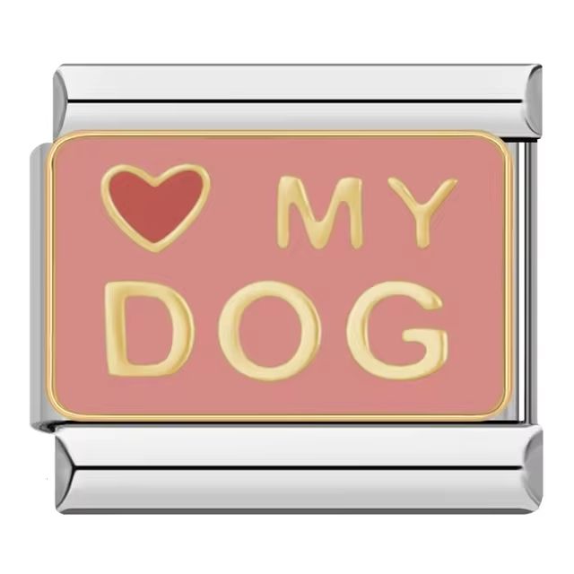 love my dog charm
