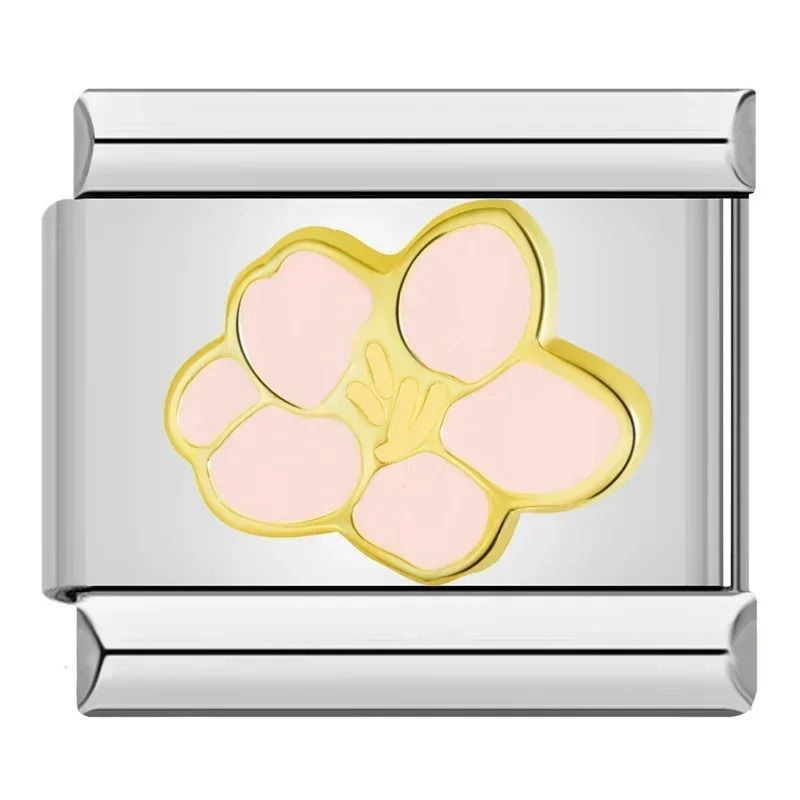 pink flower charm