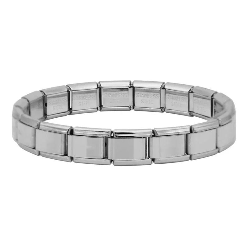 plain silver bracelet