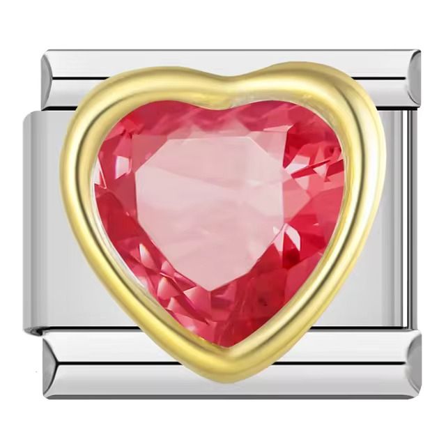 red and gold heart