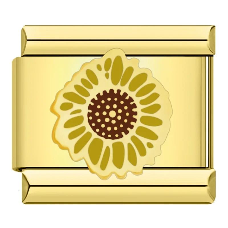 yellow flowers charm