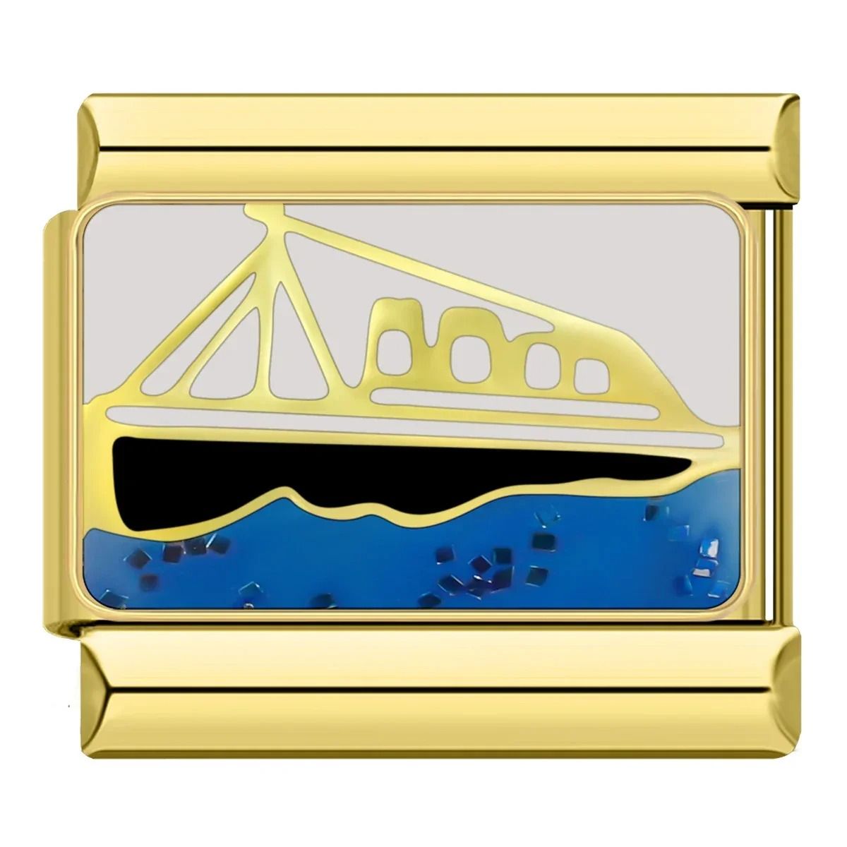 2 boats charm