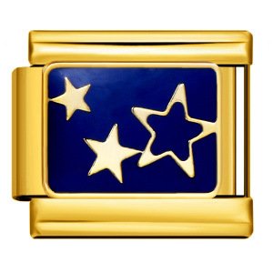 Gold Stars Charm