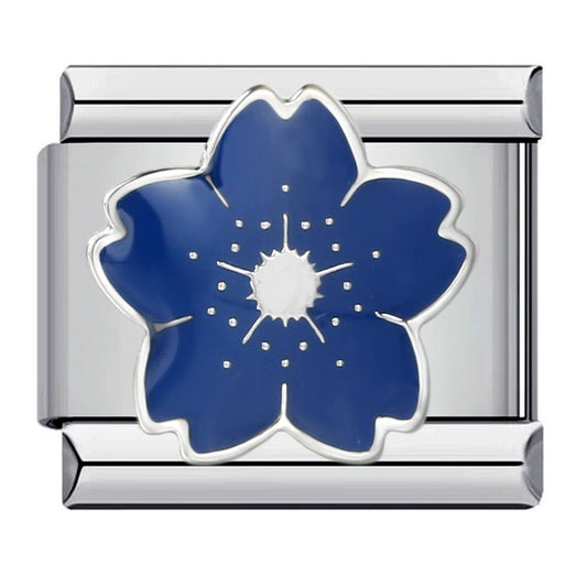 blue flower charm