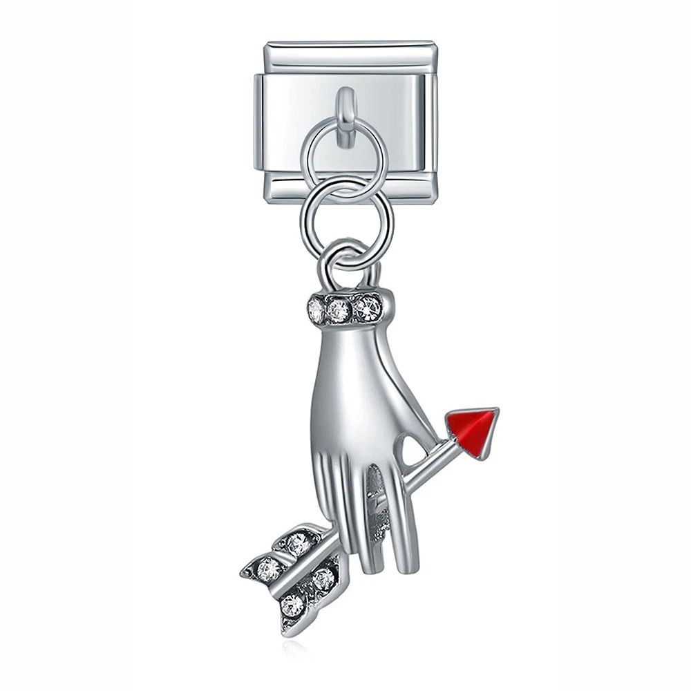 cross bow hand charm