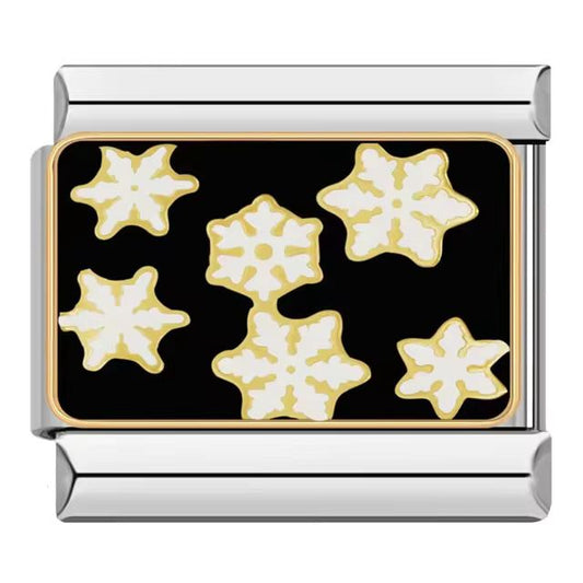 gold snow charm