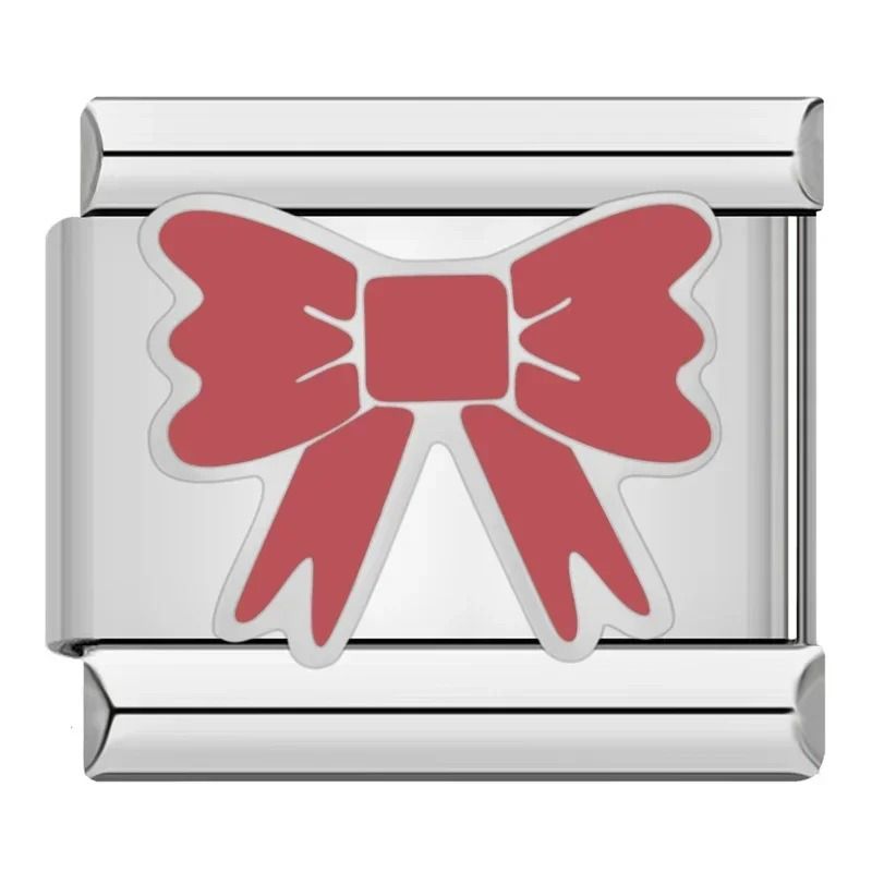 pink bow charm