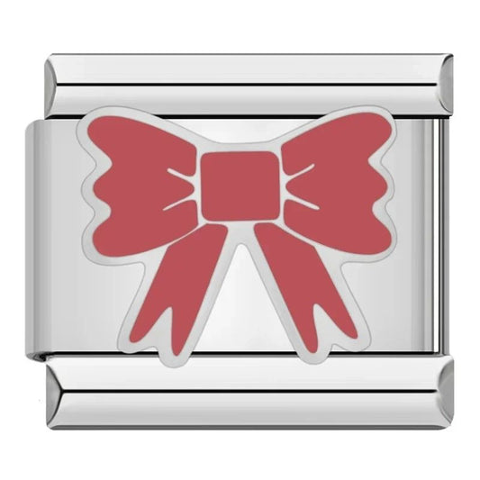 pink bow charm