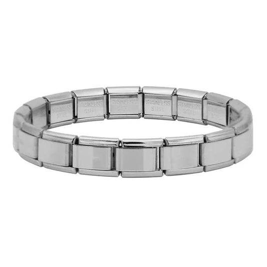 plain silver bracelet