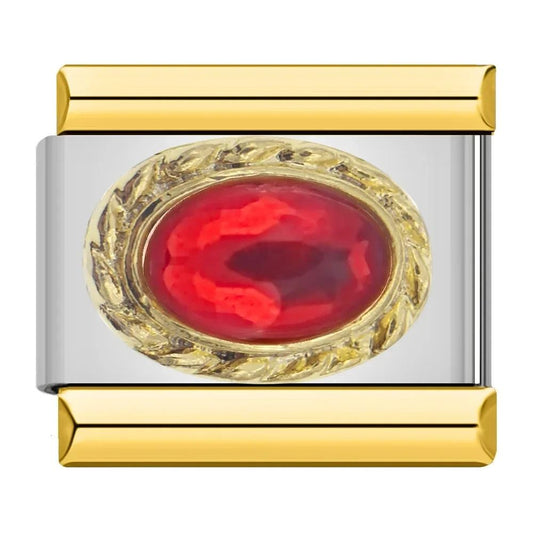 red circle charm