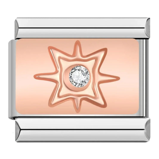 rose ice star charm